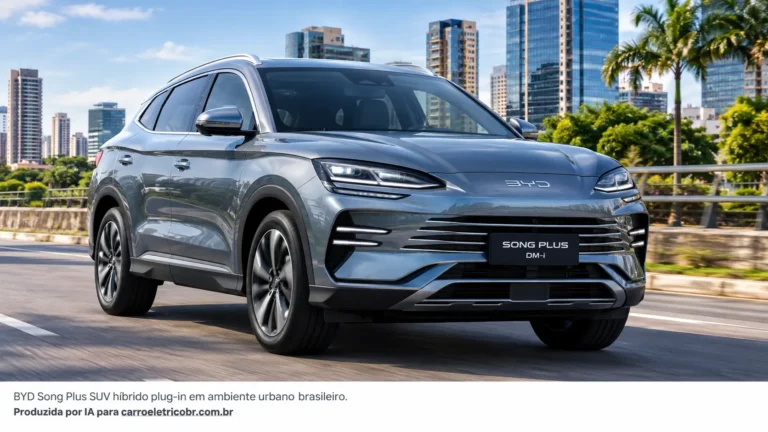 BYD Song Plus tem problemas, SUV híbrido plug-in em ambiente urbano brasileiro