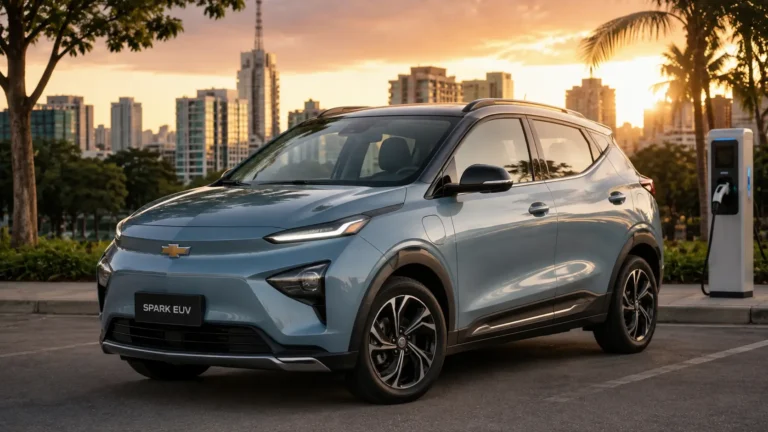 Chevrolet Spark EUV, SUV elétrico compacto em ambiente urbano brasileiro