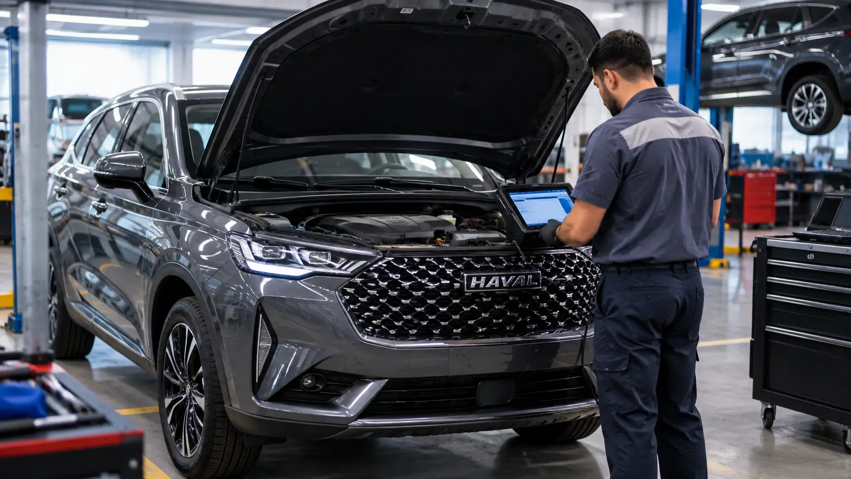 Diagnóstico do Haval H6 após alerta no painel